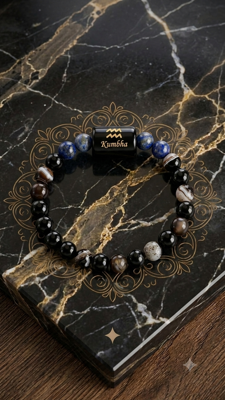Aquarius Zodiac - कुंभ राशि Bracelet