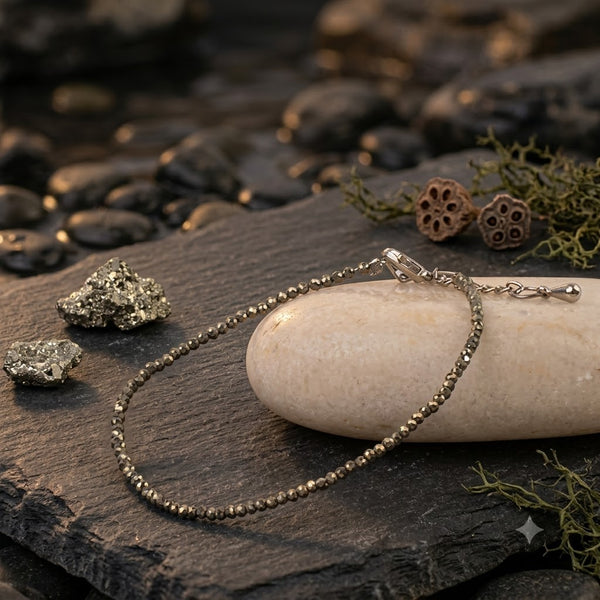 Pyrite Anklet